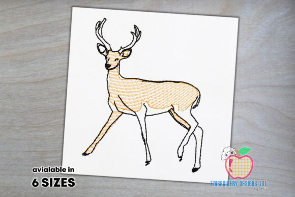 A Deer in the Field: Reviewing a Charmingly Fierce Embroidery Design