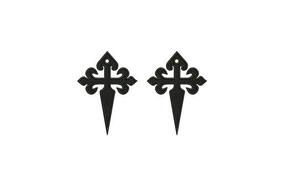 A Designer's Review of Black Flower Cross for Embroidery Projects