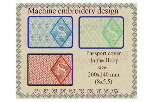 A Designer’s Look at the In the Hoop Passport Cover - S
