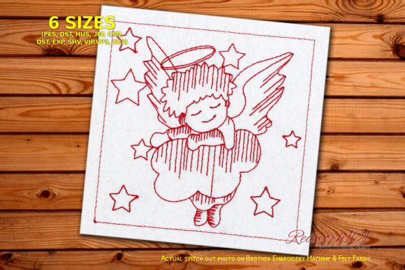 African Angel Lineart: A Business-Friendly Embroidery Design Review
