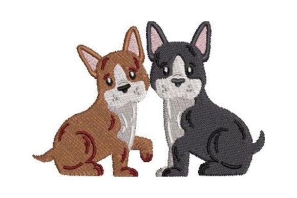 Boston Terrier Puppies Embroidery: A Designer's Holiday Review