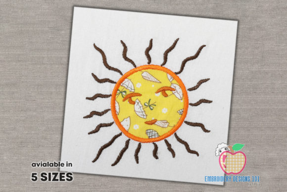 Funny Cute Sun Embroidery Design Review