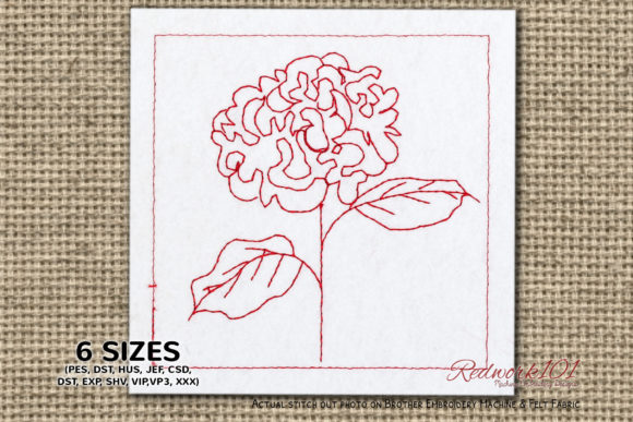 Hydrangea Flower Lineart: An Honest Embroidery Designer Review