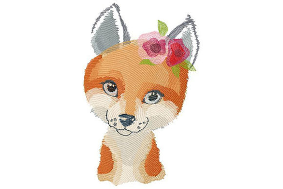 Lady Fox with Flowers: A Craft Fair Standout