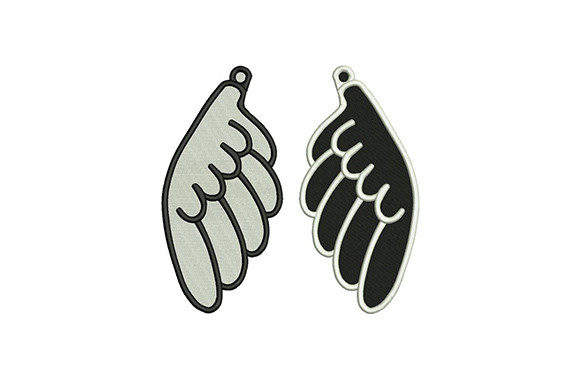 Wings Design: An Elegant Black & White Embroidery Review